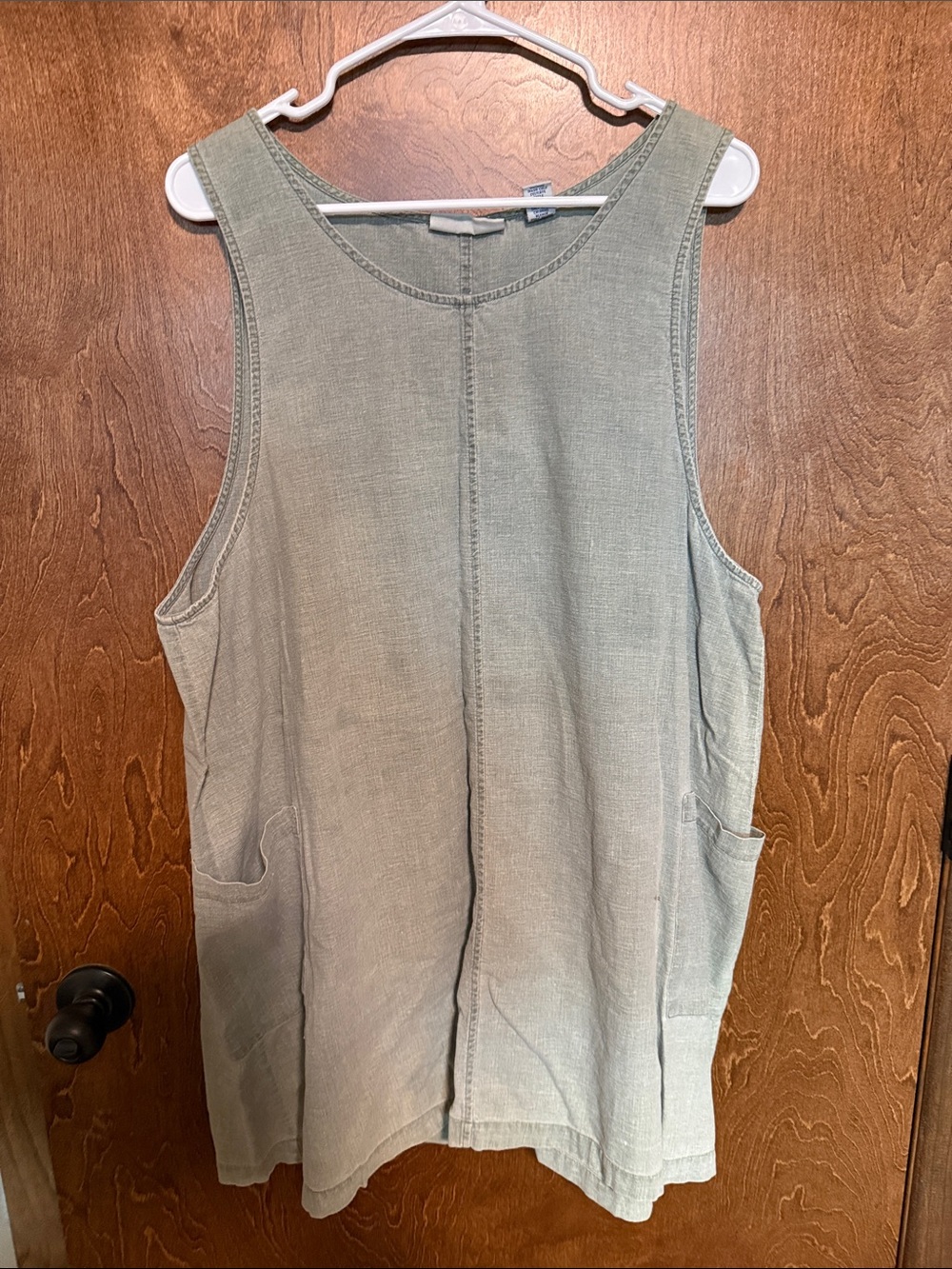 Marsh Landing light denim color Tunic Tank with Pockets